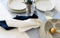 100% Linen Sky Blue Table Runner Pre-Washed 17x56 Inch